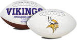 Minnesota Vikings Football Full Size Embroidered Signature Series