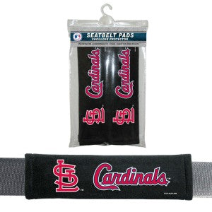 St. Louis Cardinals Seat Belt Pads Velour
