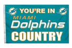 Miami Dolphins Flag 3x5 Country