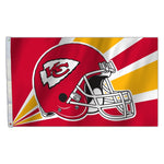 Kansas City Chiefs Flag 3x5 Helmet Design