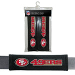 San Francisco 49ers Seat Belt Pads Velour