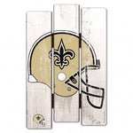 New Orleans Saints Wood Fence Sign