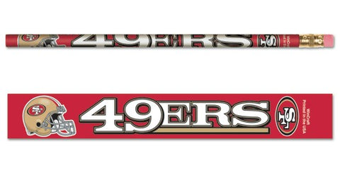 San Francisco 49ers Pencil 6 Pack