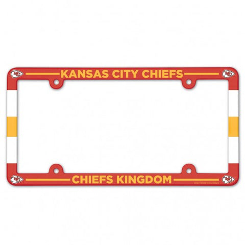 Kansas City Chiefs Full Color License Plate Frame