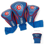 Chicago Cubs Golf Club 3 Piece Contour Headcover Set