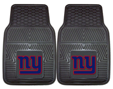 New York Giants Car Mats Heavy Duty 2 Piece Vinyl