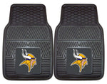 Minnesota Vikings Car Mats Heavy Duty 2 Piece Vinyl