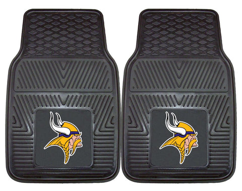 Minnesota Vikings Car Mats Heavy Duty 2 Piece Vinyl