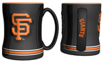 San Francisco Giants Coffee Mug - 14oz Sculpted Relief - Black