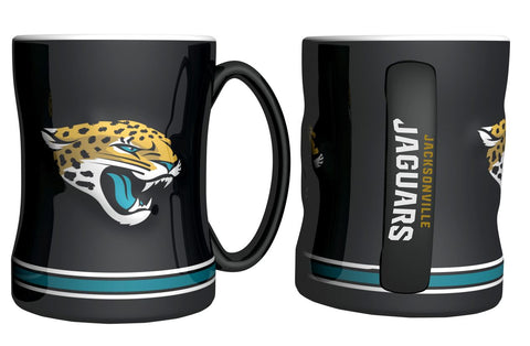 Jacksonville Jaguars Coffee Mug - 14oz Sculpted Relief