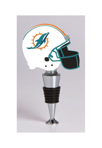 Miami Dolphins Football Helmet Wine Bottle Stopper