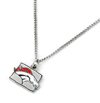 Denver Broncos Necklace State Design