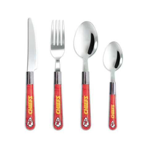 Kansas City Chiefs Flatware Set 16 Piece