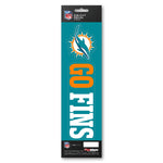 Miami Dolphins Decal Die Cut Slogan Pack