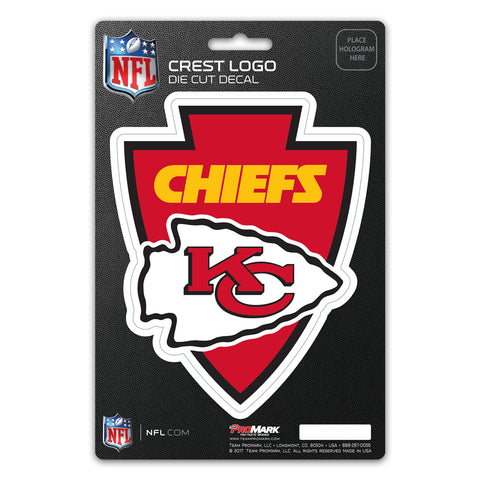 Kansas City Chiefs Decal Shield Design