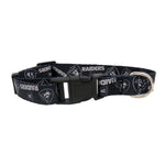 Oakland Raiders Pet Collar Size L