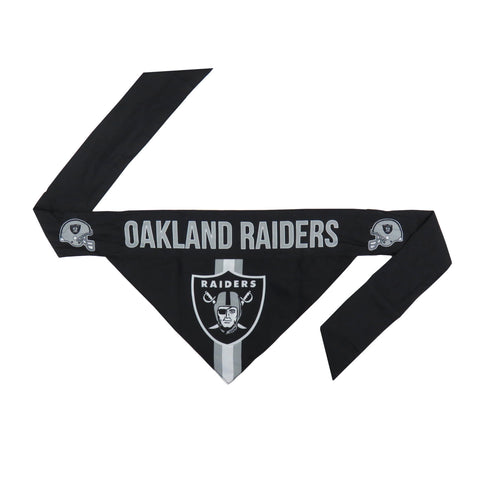 Oakland Raiders Pet Bandanna Size L