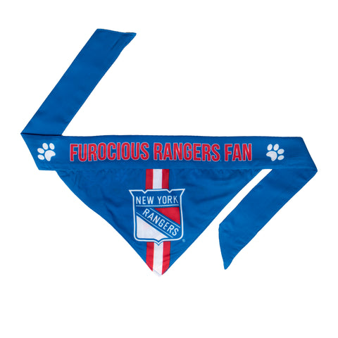 New York Rangers Pet Bandanna Size XS