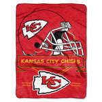 Kansas City Chiefs Blanket 60x80 Raschel Prestige Design