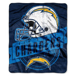 Los Angeles Chargers Blanket 50x60 Raschel Grandstand Design San Diego Throwback