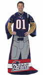New England Patriots Blanket Comfy Throw Player Design