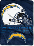 Los Angeles Chargers Blanket 60x80 Raschel Prestige Design 