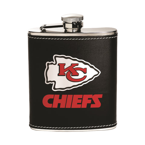 Kansas City Chiefs Flask - Stainless Steel