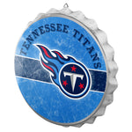 Tennessee Titans Sign Bottle Cap Style Distressed