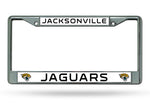 Jacksonville Jaguars License Plate Frame Chrome