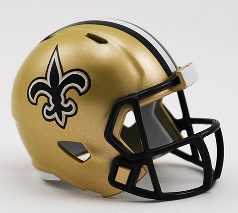 New Orleans Saints Helmet Riddell Pocket Pro Speed Style