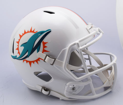 Miami Dolphins Helmet Riddell Replica Full Size Speed Style 2018 