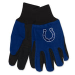 Indianapolis Colts Two Tone Adult Size Gloves